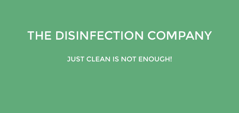 The disinfection compay, just clean is not enough